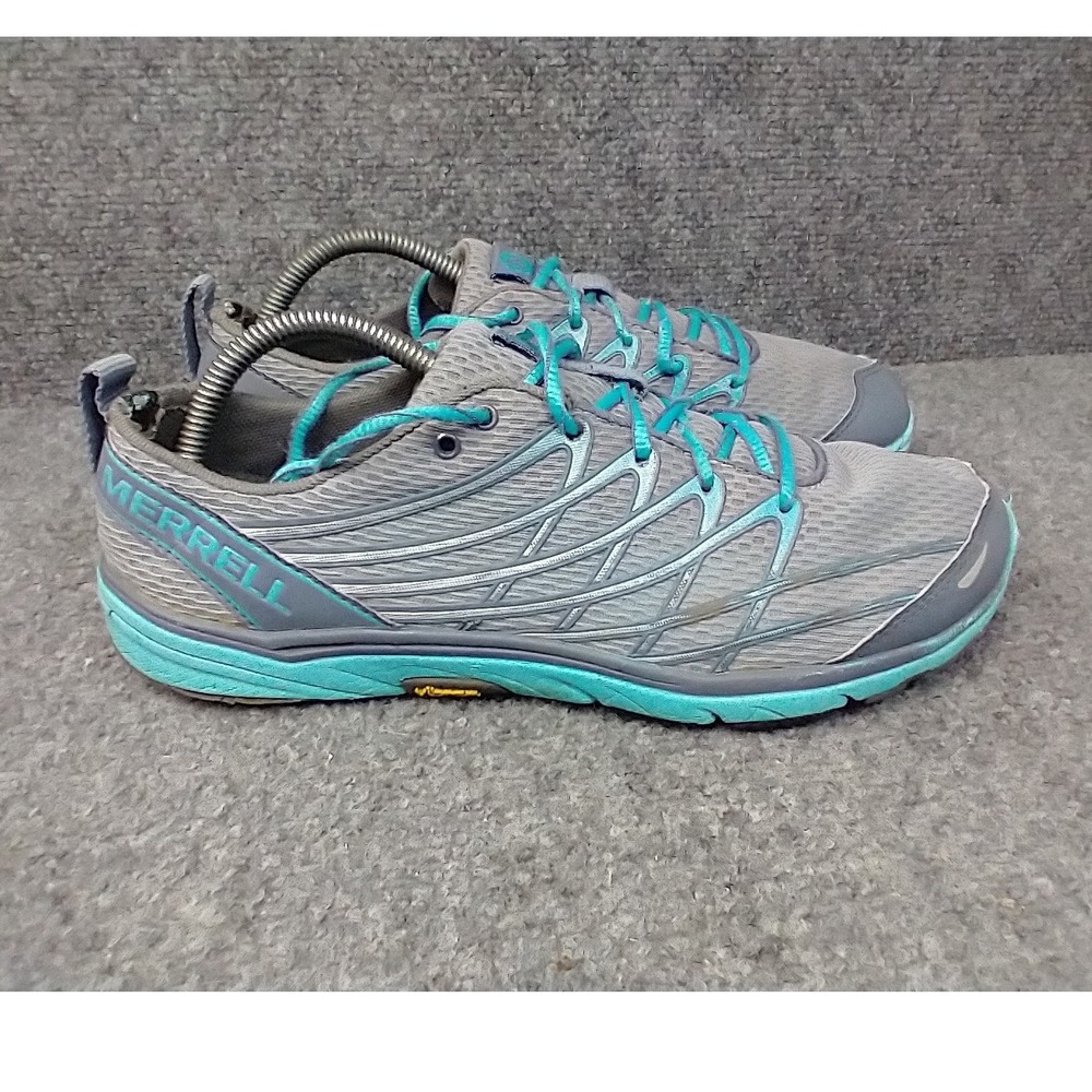Merrell Bare Access Arc 4 Running Shoes Womens 10 Grey Blue J06292